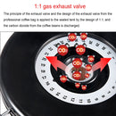 1200ml Stainless Steel Sealed Food Coffee Grounds Bean Storage Container with Built-in CO2 Gas Vent Valve & Calendar (Silver)