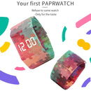Travel Pattern Creative Fashion Waterproof Paper Watch Intelligent Paper Electronic Wristwatch