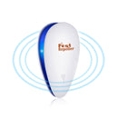 Water Drop Design Electronic Ultrasonic Anti Mosquito Rat Mouse Cockroach Insect Pest Repeller, US Plug, AC 90-250V(White)