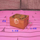 Home Decor Creative Exquisite Retro Wooden Birthday Decorations Music Box, Random Style Delivery