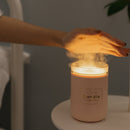 3life-204 1.5W Candle USB Desk Humidifier Diffuser Aroma Mist Nebulizer with LED Night Light for Office, Home Bedroom, Capacity: 220ml, DC 5V(Green)