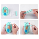 460ML Fish Tank Style Ultrasonic Aromatherapy Air Purifier Humidifier USB Atomizer with LED Night Light(White)