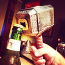 Hammer Shape Creative Magnetic Beer Wine Bottle Opener (Silver)