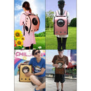 Space Capsule Carrier Breathable Pet Backpack Travel Portable Pet Bag for Cat / Dog and Other Pets, Size:32*29*42cm(Brown)