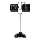 Creative Home Office Bedroom Retractable Flip Trolley Small Balance Clock