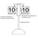 Creative Home Office Bedroom Retractable Flip Trolley Small Balance Clock