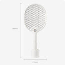 Original Xiaomi Youpin jordan & judy Portable Charged Mosquito Racket Swatter Hit(White)