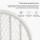 Original Xiaomi Youpin jordan & judy Portable Charged Mosquito Racket Swatter Hit(White)