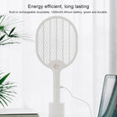 Original Xiaomi Youpin jordan & judy Portable Charged Mosquito Racket Swatter Hit(White)