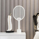 Original Xiaomi Youpin jordan & judy Portable Charged Mosquito Racket Swatter Hit(White)