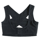 Women Ultrathin Kyphosis Correction Shoulder Support Tight-fitting Orthopedic Belt, Size:XL(Black)