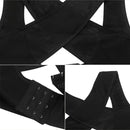 Women Ultrathin Kyphosis Correction Shoulder Support Tight-fitting Orthopedic Belt, Size:XL(Black)