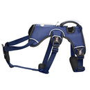 Tuffhound 1617S Adjustable Dog Harness Lead Leash Collar Belt,Size:S, (38-50)+(40-56)cm (Blue)