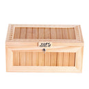 Creative Cute Tiger Funny Present Sound Version Wooden Electronic Useless Box Novel Stress-Reduction Desk Decoration, Size: 19.2*8.5*11cm