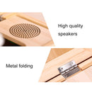 Creative Cute Tiger Funny Present Sound Version Wooden Electronic Useless Box Novel Stress-Reduction Desk Decoration, Size: 19.2*8.5*11cm