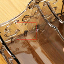 European Style Dresser Plastic Transparent Detachable Beauty Makeup Tools Shelf Storage Box, Size: 25.5*17*10cm