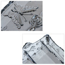 European Style Dresser Plastic Transparent Detachable Beauty Makeup Tools Shelf Storage Box, Size: 25.5*17*10cm