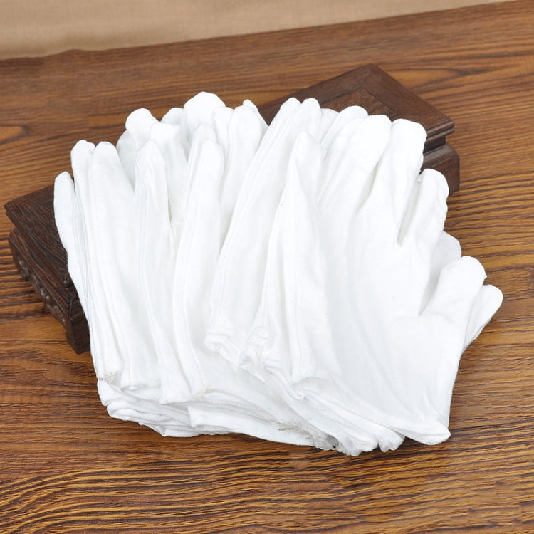 12 Pairs Pure Cotton Working Glovesï¼ŒThickened Cotton