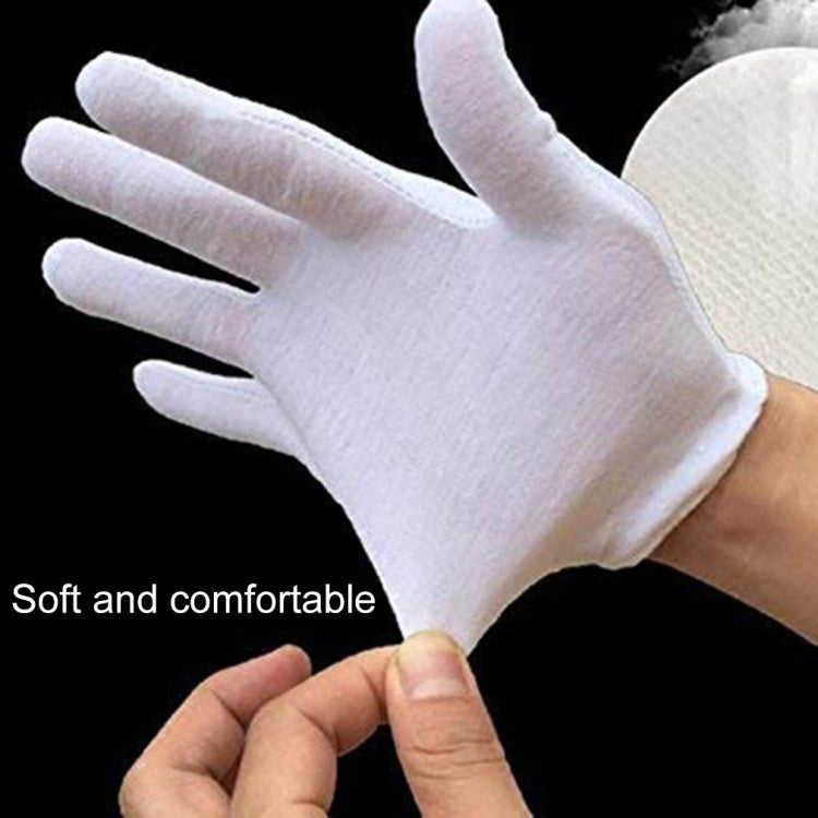 12 Pairs Pure Cotton Working Glovesï¼ŒThickened Cotton