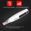 Handheld Picosecond Portable ( Removing Eyebrows Tattoo Spot) Machine Laser Plasma Beauty Care Pen, US Plug(Red Light)