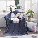 Mountains Pattern Multifunctional Plush Blanket Square Pillow Quilt Office Car Pillow Cushion, Size : M
