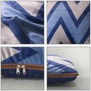 Mountains Pattern Multifunctional Plush Blanket Square Pillow Quilt Office Car Pillow Cushion, Size : M