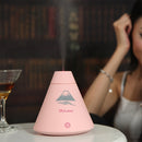 SX698 Mini Volcanic Shape Touch Switch USB LED Light Air Humidifier for Home & Office(White)