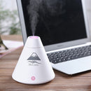 SX698 Mini Volcanic Shape Touch Switch USB LED Light Air Humidifier for Home & Office(White)