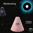 SX698 Mini Volcanic Shape Touch Switch USB LED Light Air Humidifier for Home & Office(White)