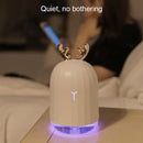 3life-318 2W Cute Deer USB Mini Humidifier Diffuser Aroma Mist Nebulizer with LED Night Light for Office, Home Bedroom, Capacity: 220ml, DC 5V