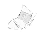 Lovely Pet Dog Shoes Puppy Candy Color Rubber Boots Waterproof Rain Shoes, S, Size: 4.3 x 3.3cm(Blue)