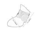 Lovely Pet Dog Shoes Puppy Candy Color Rubber Boots Waterproof Rain Shoes, M, Size: 5.0 x 4.0cm(Blue)