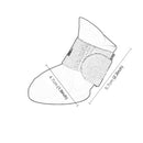 Lovely Pet Dog Shoes Puppy Candy Color Rubber Boots Waterproof Rain Shoes, L, Size: 5.7 x 4.7cm(Blue)