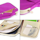 Office Supplies Multi-purpose Zipper Document Folder A4 Storage Bag(Orange)
