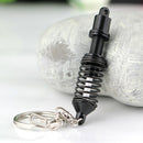 Shock Absorber Keychain Key Ring Holder(Black)