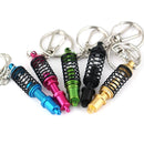 Shock Absorber Keychain Key Ring Holder(Black)