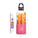 Bingo 500ml Mini Portable USB Rechargeable Electric Juicer Cup Juicer Blender, 22000 Revolutions Per Minute(Pink)