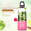 Bingo 500ml Mini Portable USB Rechargeable Electric Juicer Cup Juicer Blender, 22000 Revolutions Per Minute(Pink)