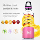 Bingo 500ml Mini Portable USB Rechargeable Electric Juicer Cup Juicer Blender, 22000 Revolutions Per Minute(Pink)