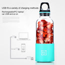 Bingo 500ml Mini Portable USB Rechargeable Electric Juicer Cup Juicer Blender, 22000 Revolutions Per Minute(Blue)