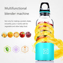 Bingo 500ml Mini Portable USB Rechargeable Electric Juicer Cup Juicer Blender, 22000 Revolutions Per Minute(Blue)