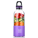 Bingo 500ml Mini Portable USB Rechargeable Electric Juicer Cup Juicer Blender, 22000 Revolutions Per Minute(Purple)