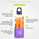 Bingo 500ml Mini Portable USB Rechargeable Electric Juicer Cup Juicer Blender, 22000 Revolutions Per Minute(Purple)