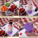 Bingo 500ml Mini Portable USB Rechargeable Electric Juicer Cup Juicer Blender, 22000 Revolutions Per Minute(Red)