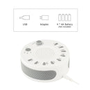 White Noise Machine Sleep Aid Device Improves Sleeping with Nine Timed Music(White)