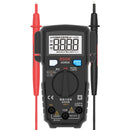 BSIDE ADMS6 High-precision Fully Automatic Small Digital Intelligent Multimeter with HD Digital Display & Shockproof Cover, Support Function Range Switch & Double-sided Pen Holder (Black)
