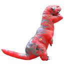 Inflatable Dinosaur Adult Costume Halloween Inflated Dragon Costumes Party Carnival Costume for Women Men(Red)