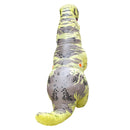 Inflatable Dinosaur Adult Costume Halloween Inflated Dragon Costumes Party Carnival Costume for Women Men(Yellow)