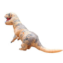 Inflatable Dinosaur Adult Costume Halloween Inflated Dragon Costumes Party Carnival Costume for Women Men(Brown)