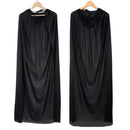 Adult Cape Halloween Devil Cloak Costume Festival Party Fancy Robe Shawl Costumes with Cap for Women Men(Black)